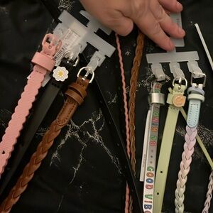 6 kids belts